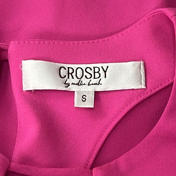 Crosby Mollie Burch Barbie Pink Ashlyn Top Small - Picture 12 of 14